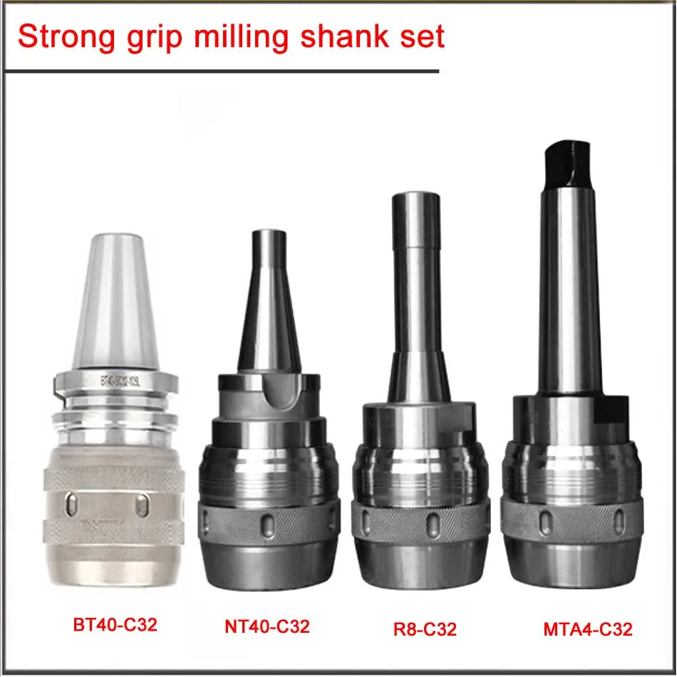 Chuck handle BT50 NT40 NT50 BT40-C32-105L Strong milling shank High-precision CNC Milling Chuck Holder Powerful knife handle set