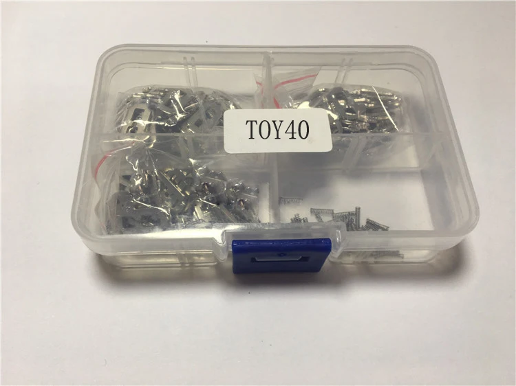 QSUPOKEY New 150pcs/lot TOY40 Car Lock Reed Lock Plate For Toyota Camry Crown (3 Types Each 50pcs) Auto Repair Kits