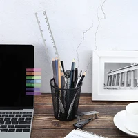Transparent Plastic Ruler 6/8/12 Inch Standard/metric Rulers Straight Ruler Measuring Drawing For Student School Office Supplies 4