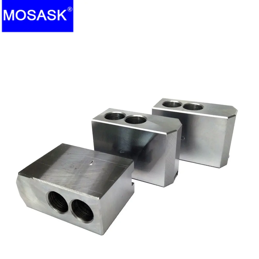 

MOSASK 10 Inch 110*40*50 110*40*150 Increased CNC Lathe Machining Boring Holder Cutting Tool Hole Heighten Hollow Soft Jaw