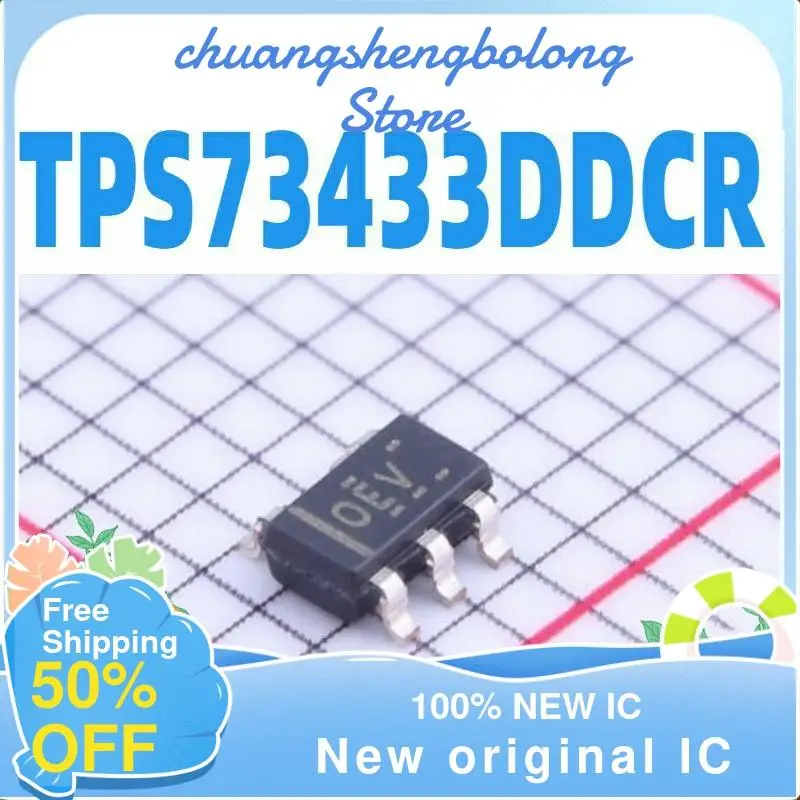 

10PCS TPS73433DDCR TPS73433 OEV SOT23-5 New original IC