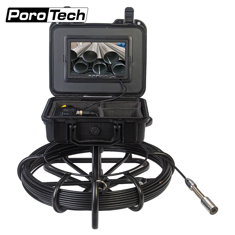 

23mm Camera Pipe Pipeline Inspection System Endoscope Camera Borescope Drain Sewer IP68 Waterproof Video Camera 1200TVI Camera