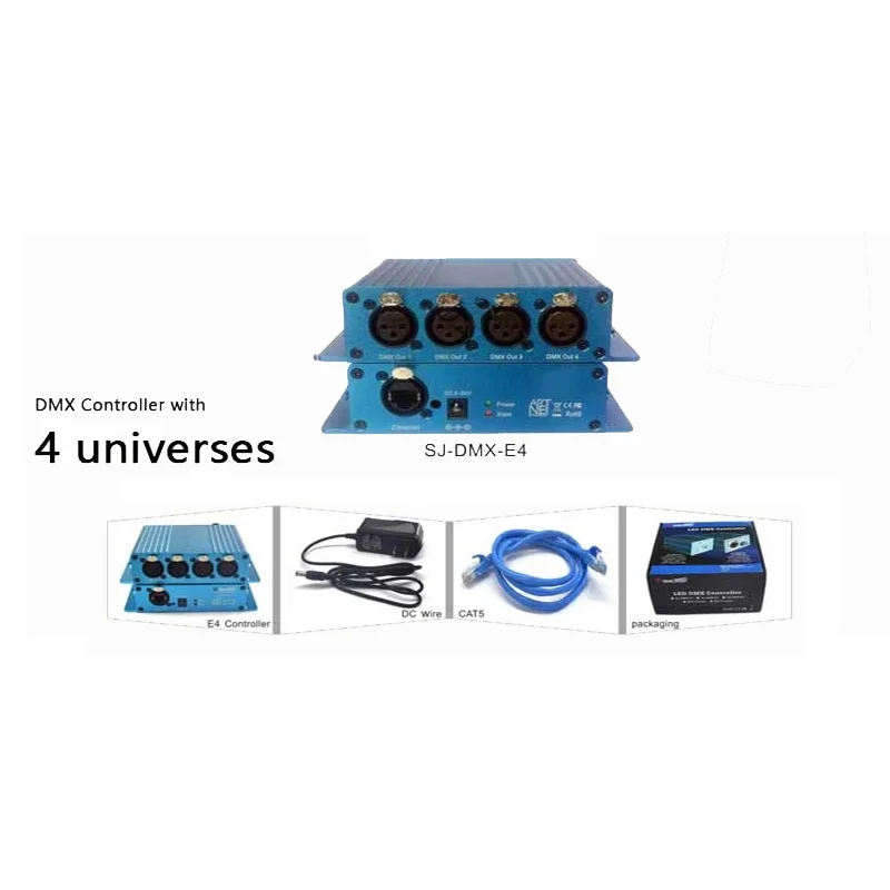 Twee/Vier Poort Bidirectionele Artnet/Dmx Converter