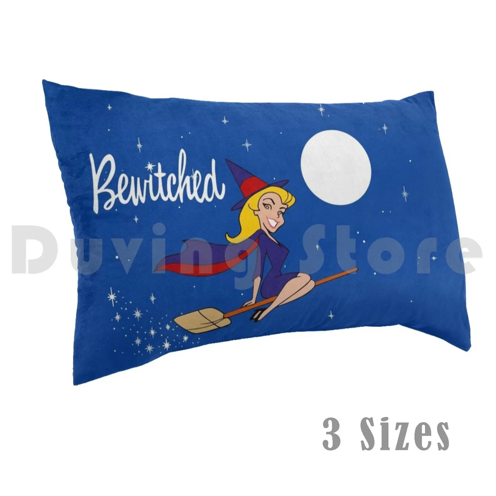 Bewitched 60s Retro Pillow Case Printed 50x75 Cartoon Bewitched Endora Darrin Montgomery Witch Witches Screen