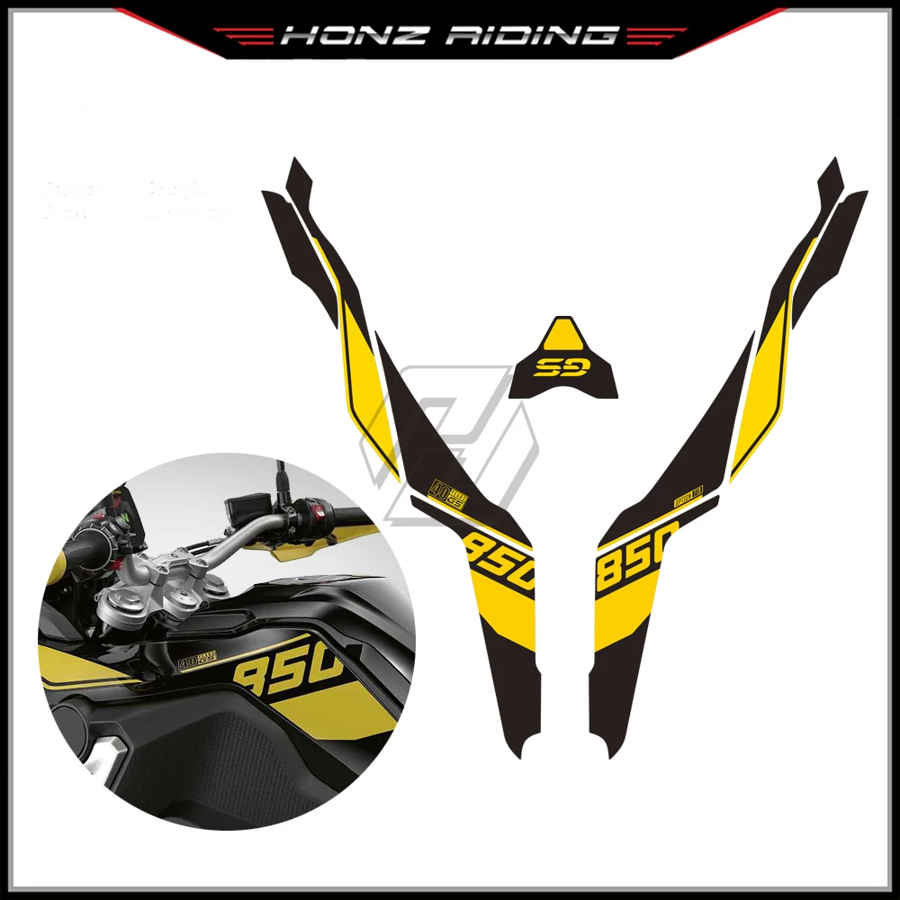 For BMW F850GS F750GS 2018-2021 40 Year Decals Motorcycle Fairing Sticker Kit