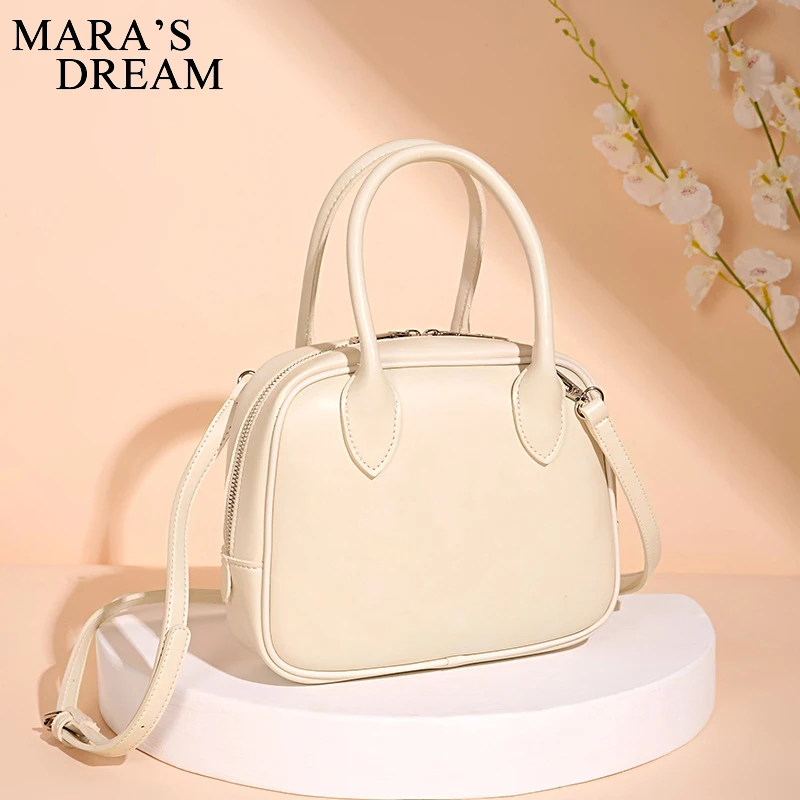 Mara\'s Dream PU Leather Women Shoulder Messenger Bags Simplicity Ladies Casual Tote Handbags Fashion Girls Daily Crossbody Bag