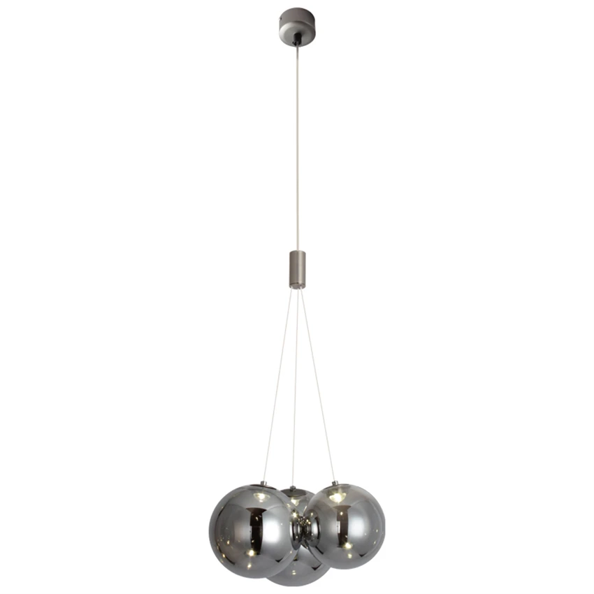 Nordic long line bubble ball glass pendant lights restaurant lamp kitchen living room molecular decorated LED hanging lights