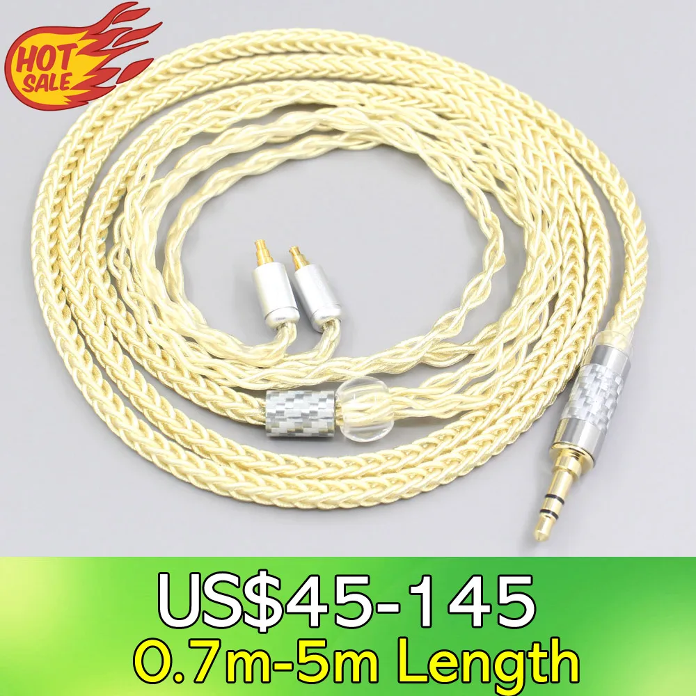 

LN007638 8 Core Gold Plated + Palladium Silver OCC alloy Cable For Sennheiser IE40 Pro IE40pro Earphone