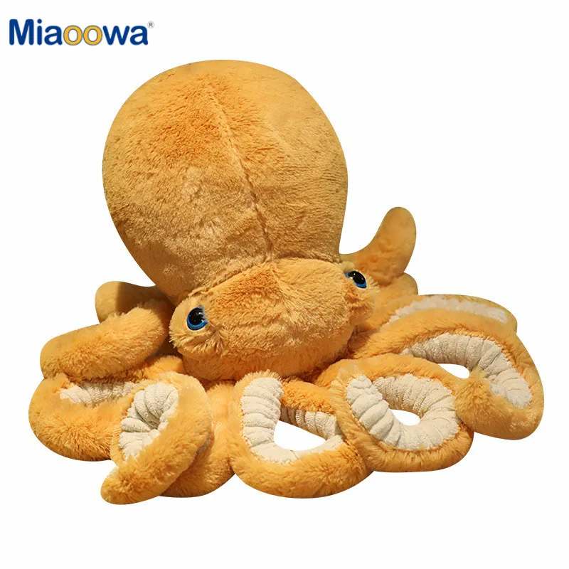 30-90cm Super Lovely Simulation Octopus Plush Stuffed Toy Soft Cute Animal Doll Sleep Pillow Home Accessories Children kid Gifts