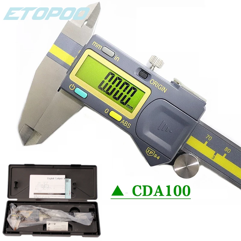 IP54 0-150/200/300mm 0.005mm TERMA marka ABS Origin suwmiarka cyfrowa elektroniczna suwmiarka z noniuszem mikrometr Digitaler Messschieber
