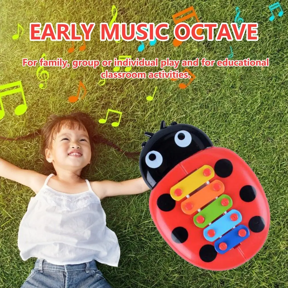 0-3 Years Old Hand Knock Piano Educational Toys Hand Harp Boy Girl Musical Baby Toy 8-Note Xylophone For Children Toddler