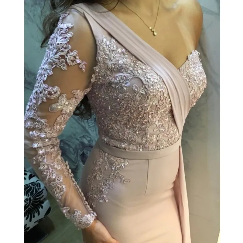 Evening Prom Dresses 2022 Woman's Party Night Celebrity Cocktail Long Mermaid Dresses Plus Size Dubai Arabic Formal Dress