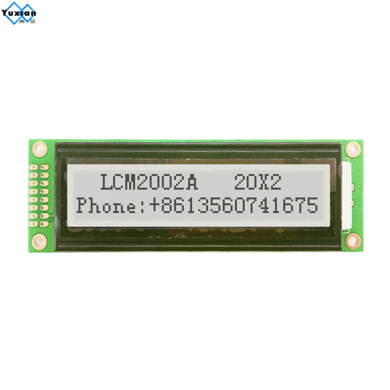 โมดูลจอแสดงผล LCD 20X2 I2C 2002A ที่เข้ากันได้ LMB202D WH2002 TC2002A AC202A