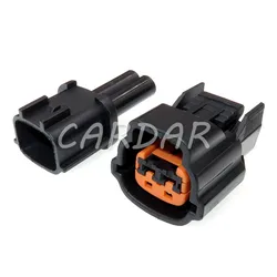 1 Set 2 Pin 6098-0137 Auto Electrical Plug Automotive Connector AC Assembly For Hyundai Nissan