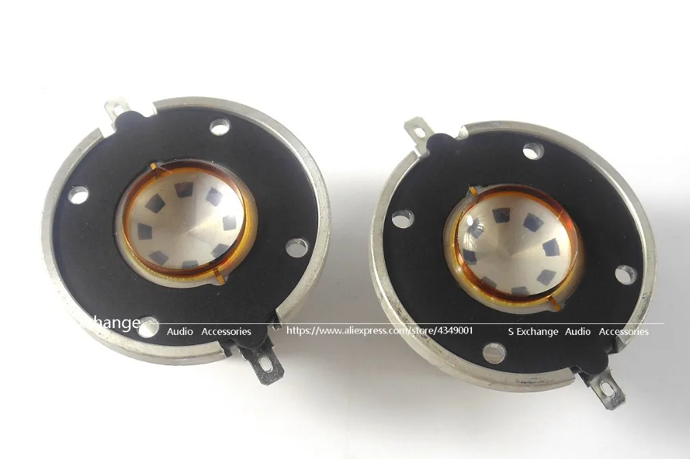 2PCS Diaphragm Speaker Treble Voice Coil For JBL 2414H,2414H-1, 2414H-C Flat Edge Replacement Diaphragm