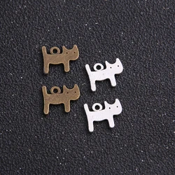 20pcs 12*14mm Antique bronze Cat Pendant Charm Zinc Alloy Lovely mini Cat Charm For Pendant Jewelry Making