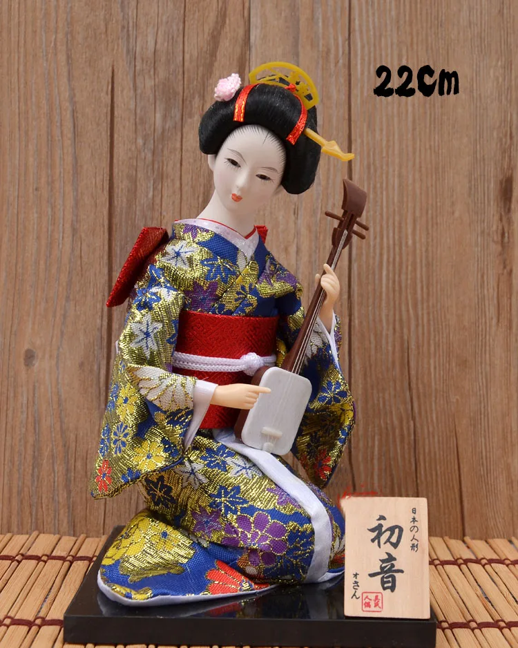 22 Cm/25 Cm Dân Tộc Geisha Nhật Bản Búp Bê Kimono Búp Bê Belle Dành Cho Cô Gái Nữ Bộ Trang Trí Nhà Thu Nhỏ Các Bức Tượng Nhỏ ZL216