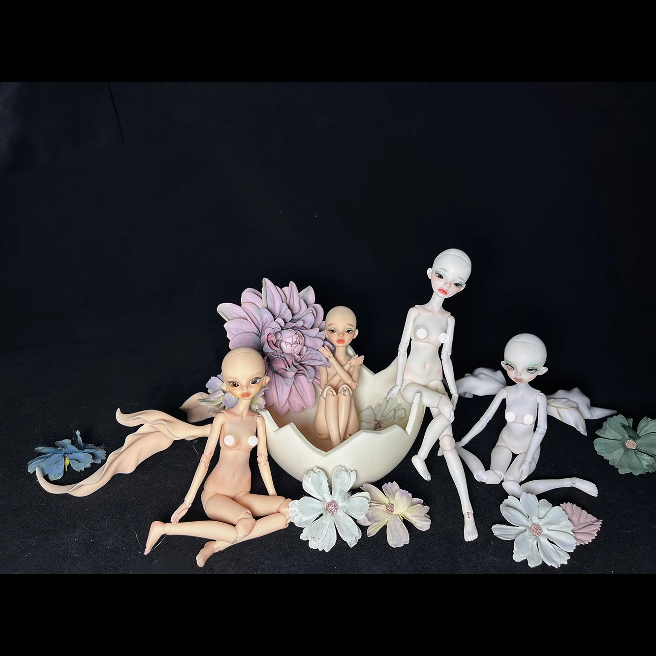 GaoshunBJD 1/8 Eugenia Iris Ivy Fairyland resin slender body mold for girls boys DIY fashion cute birthday gift