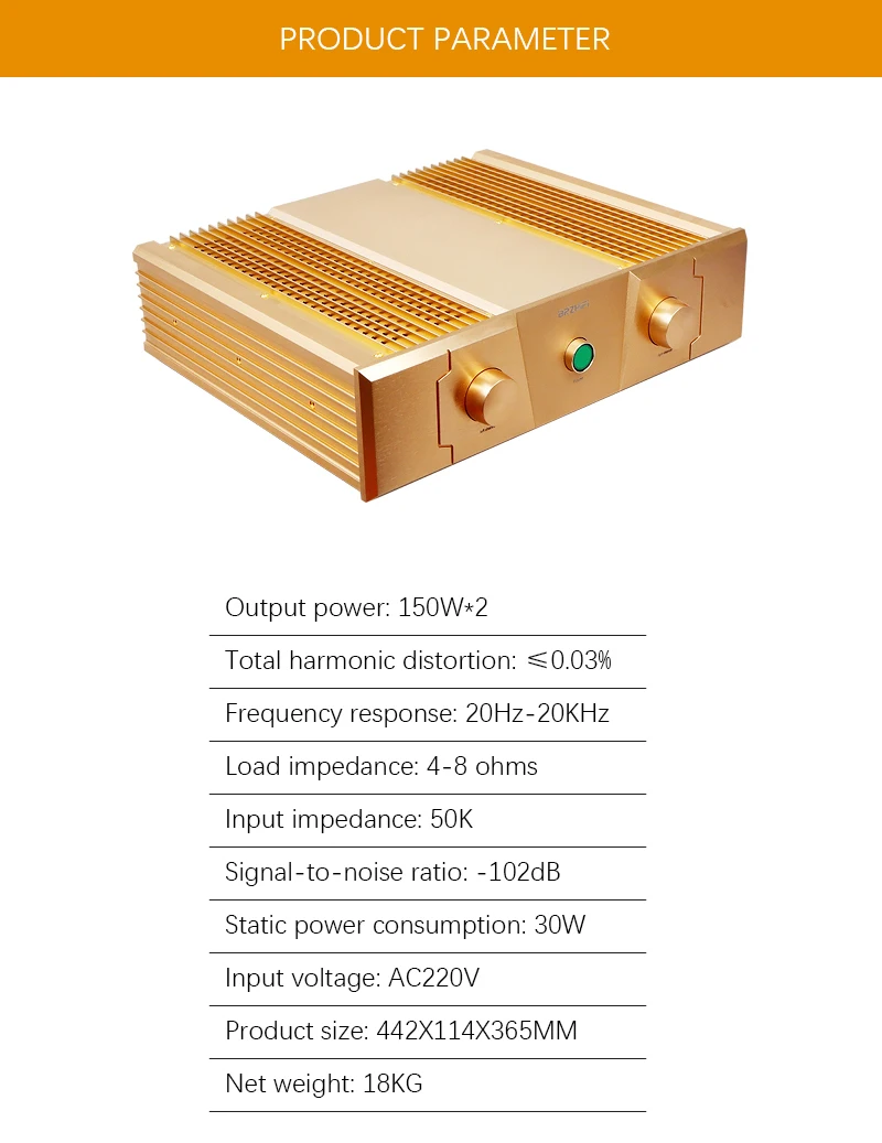 Imagem -04 - Amplificador de Potência Hi-fi Weiliang Audio Clone Fm300a