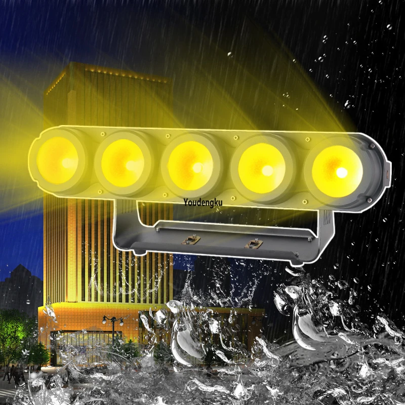 

6pcs waterproof blinder event lighting 5eyes x 30w 4-in-1 RGBA led bar outdoor stage led cob matrix beam lights