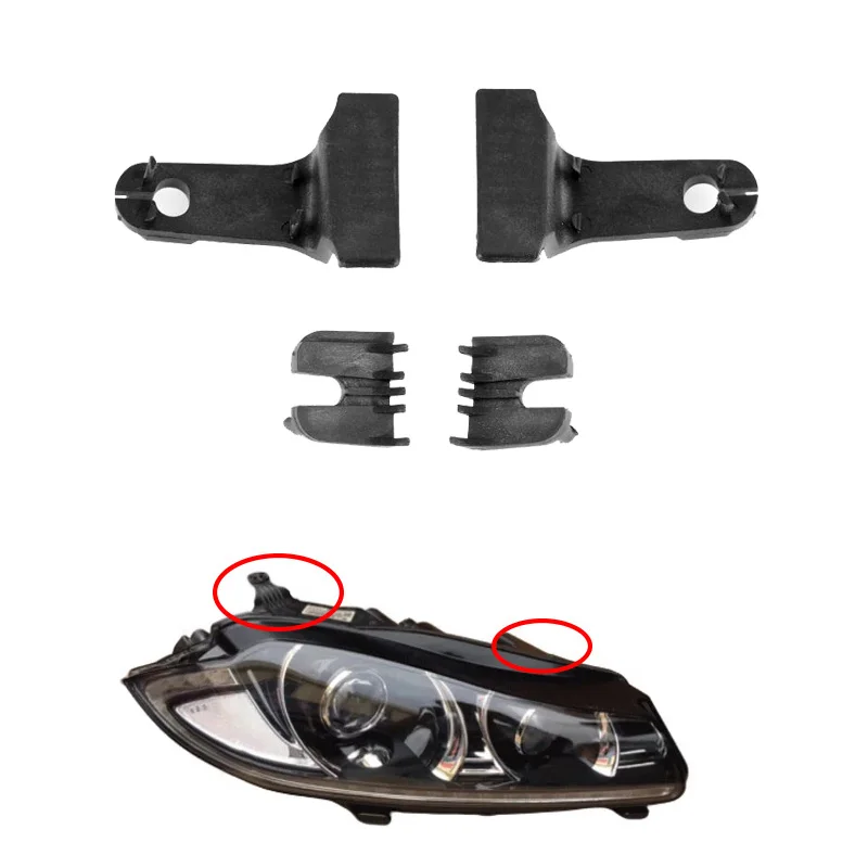 

1 Set Auto Headlight Bracket Clip Repair kit Paw for Jaguar XF 2012-2015 Headlamp ABS Plastic Feet Fixing Claw Repair kit