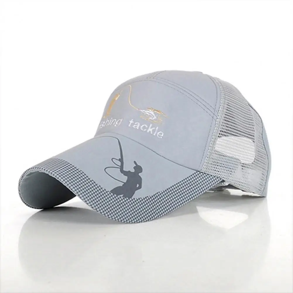 Cap Adjustable Sun Protection Cotton Mesh Baseball Cap for Outdoor одежда для рыбалки Fishing Caps