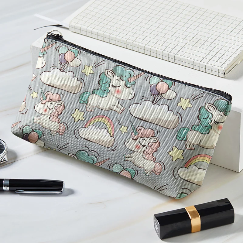 Hot Selling Makeup Bag 3D Cartoon Pattern Cosmetic Bag Portable Multi-purpose Women\'s Girls Cosmetic Bag Washing Bag Coin Purse