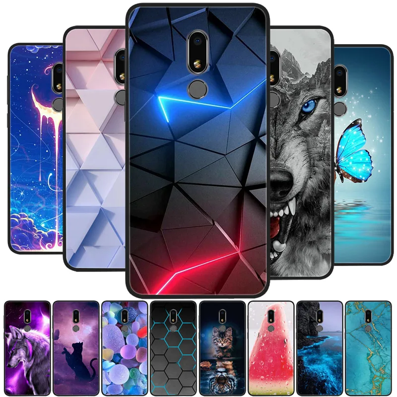 For Meizu M8 / M8 Lite Case Wolf Cartoon Silicon Soft TPU Back Cover For Meizu M8 Lite Phone Cases for Meizu M 8 Fundas Coque