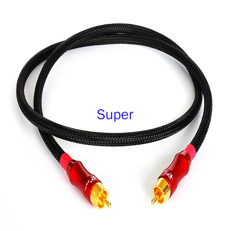 Coaxial ดิจิตอล75โอห์มสัญญาณสาย Audiophile สายออดิโอซับวูฟเฟอร์สาย