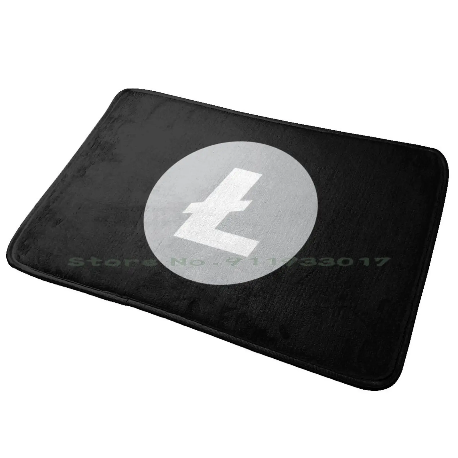 Lite Coin-Ltc Entrance Door Mat Bath Mat Rug Doge Crypto Meme Elon Musk Anti-Slip Bedroom Kitchen Foot Mat Floor Carpet