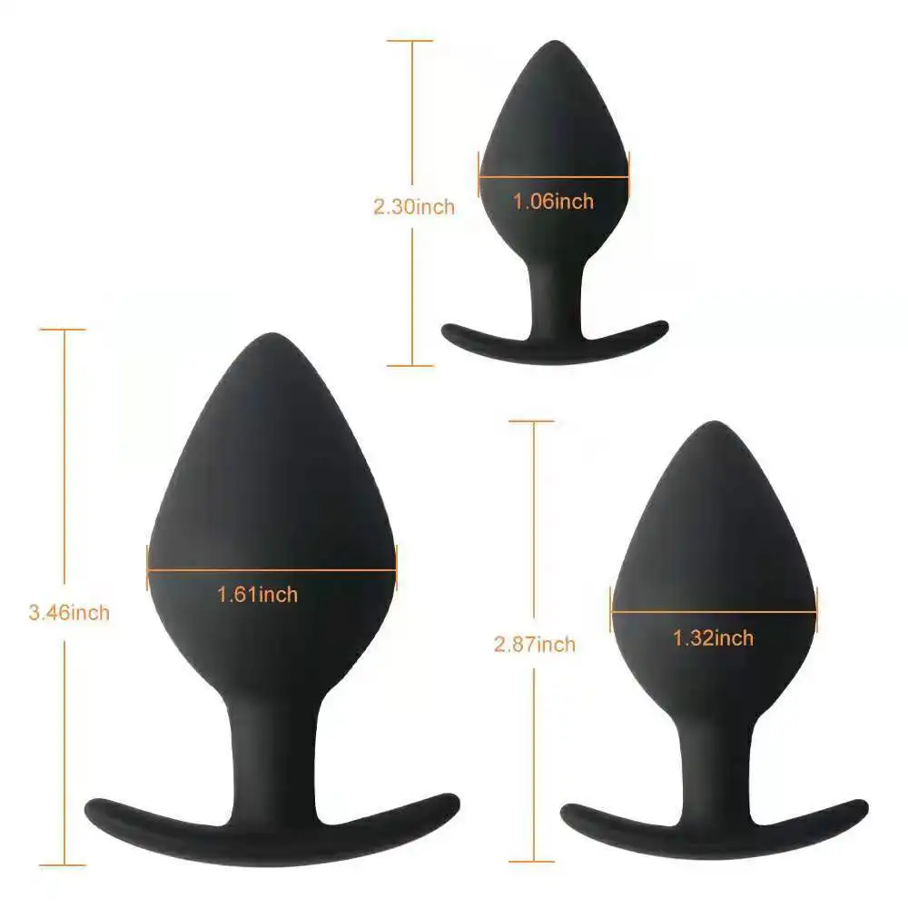 Silicone Heart Anal Plug Sex Toys Prostate Massager Anus Toys for Women Man Couple Gay Heart-shaped Anal Toys for Gay Men