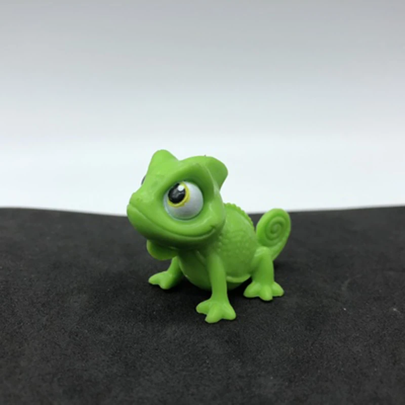 Frozen Lizard Bruni Action Figure Dolls Tangled Rapunzel Pascal Action Figure Toys Chameleon Dolls Decoration Model Gift Kids