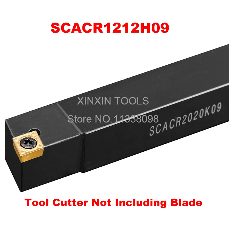 SCACR1212K09 12*12mm Metal Lathe Cutting Tools Lathe Machine CNC Turning Tools External Turning Tool Holder S-Type SCACR/L