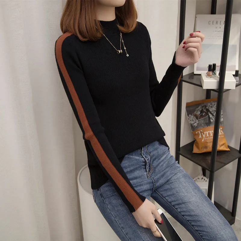 Sleeve Top 2023 Long Winter Sweater Women Autumn Knitted Pullover Spring Korean Style Ladies Clothes Sueter Mujer LWL848