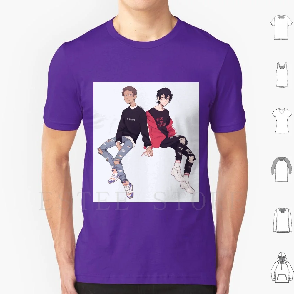 Klance !!! T Shirt Print Cotton Voltron Keith Lance Klance Voltron Vld Fanart