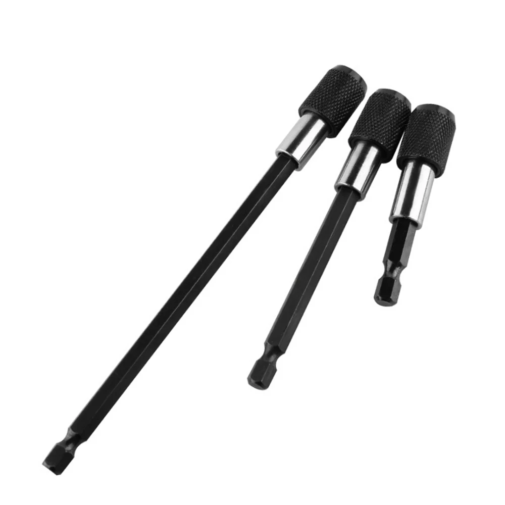 Hige quality 3pcs 60mm 100mm 150mm 1/4 Inch Hex Shank Quick Release Screwdriver Bit Holder Extension Bar