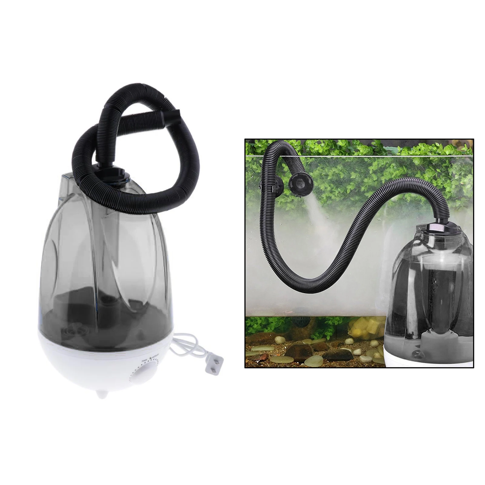 1Set Reptile Fogger Terrariums Humidifier Fog Machine Mister 4L for Paludarium/Vivarium/Reptiles/Amphibians images - 6