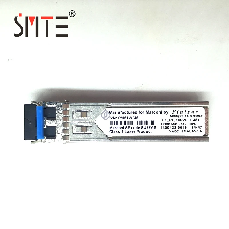 

Finisar 1400422-0019 FTLF1318P2BTL-M1 1.25G 10KM 1000BASE-LX10 SFP Optical Fiber Transceiver Original