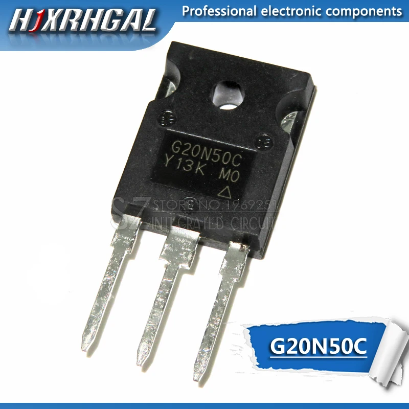 5pcs SIHG20N50C TO-247 G20N50C 20A 500V MOS FET original authentic