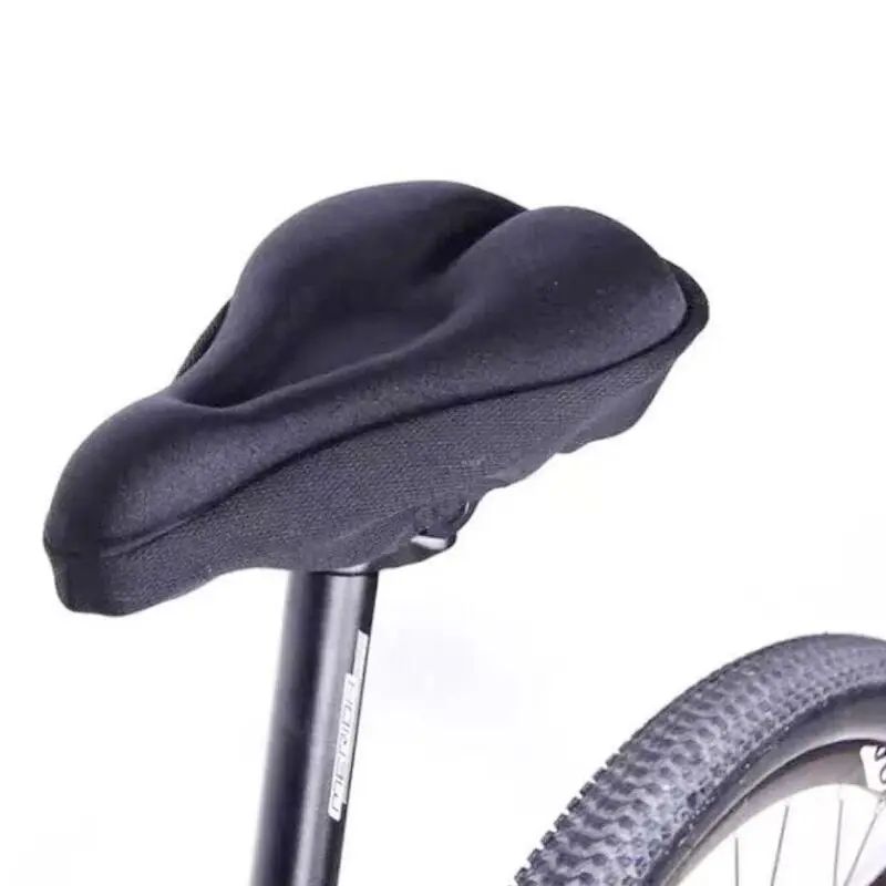 Bicycle Cushion Bicycle Seat Cover Gel pad Thick Soft Breathable Car Saddle Mountain Bike Silicone Sports Cushion Non-slip