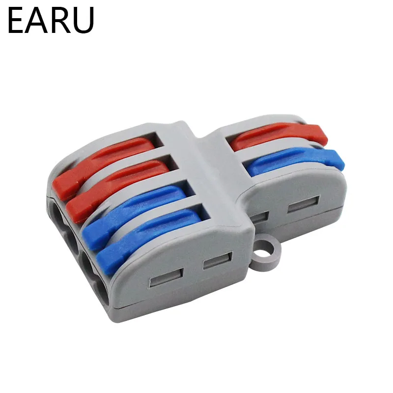 10pc SPL-42 2 w 4 Out Mini szybkie szybkie złącze przewodu uniwersalny kabel połączeniowy złącze wtykowe listwa zaciskowa LED