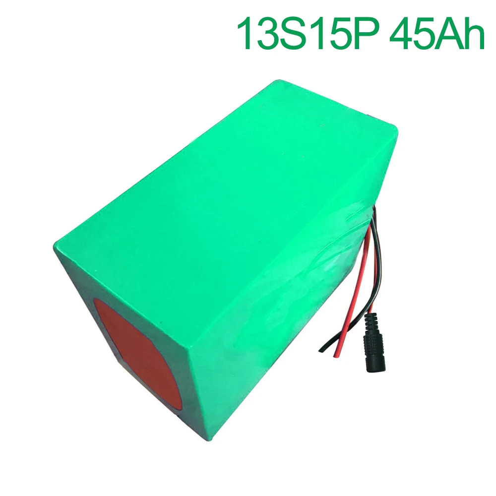 

Литий-ионный аккумулятор для электровелосипеда, 48 В, 45 Ач, 13S15P 18650 x мм