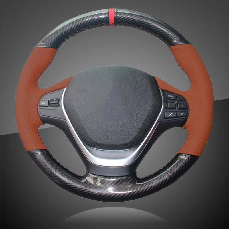 

Auto Braid On The Steering Wheel Cover for BMW F20 2012-2018 F45 2014-2018 F30 F31 F34 2013-2017 F32 F33 F36 Car Steering Covers