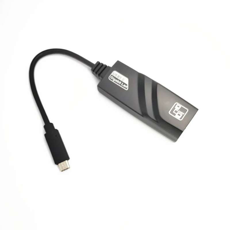 USB 3.1 إلى 10/100/1000Mbps جيجابت إيثرنت LAN شبكة محول نوع C إلى Rj45 لأجهزة الكمبيوتر المحمول دفتر ماك بوك