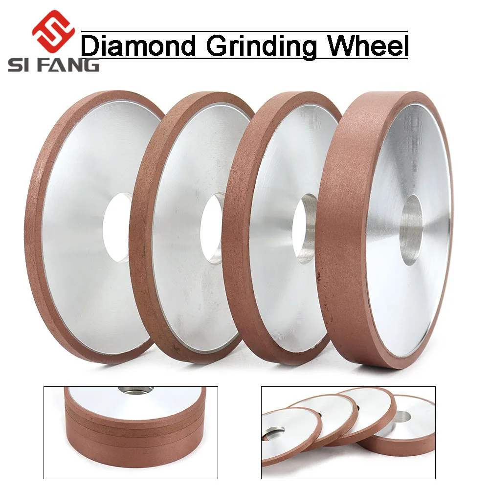 150mm 200mm Diamond Grinding Wheel parallel  Grinder Disc for Mill Sharpening Tungsten Steel Carbide Rotary Abrasive Tools