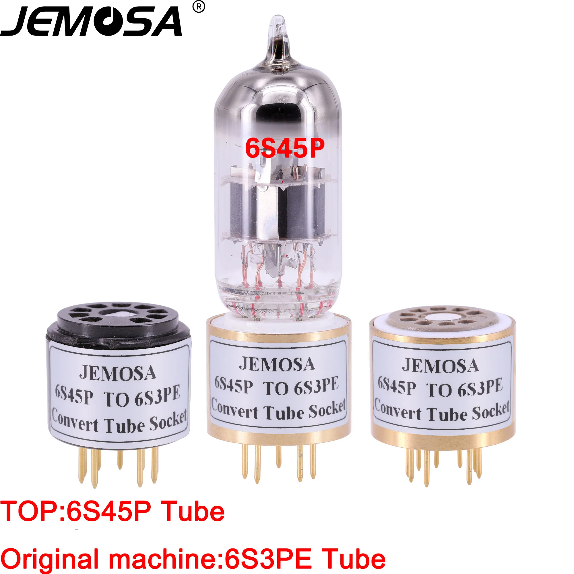 محول مضخم تحويل أنبوب مفرغ ، 9Pin ، أعلى أنبوب 6S45P ، 6S3PE ، 1 مقبس