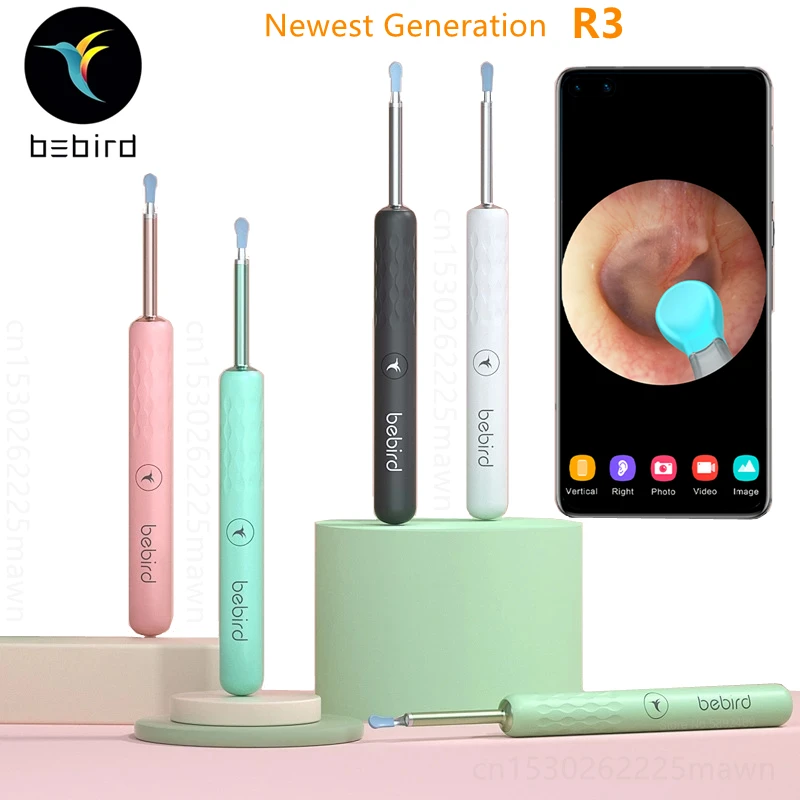 

Bebird R3 R1 X3 Ear Cleaner Minifit Health Care Wax Removal Tool Otoscope Digital 300W Precision Waterproof Endoscope Camera