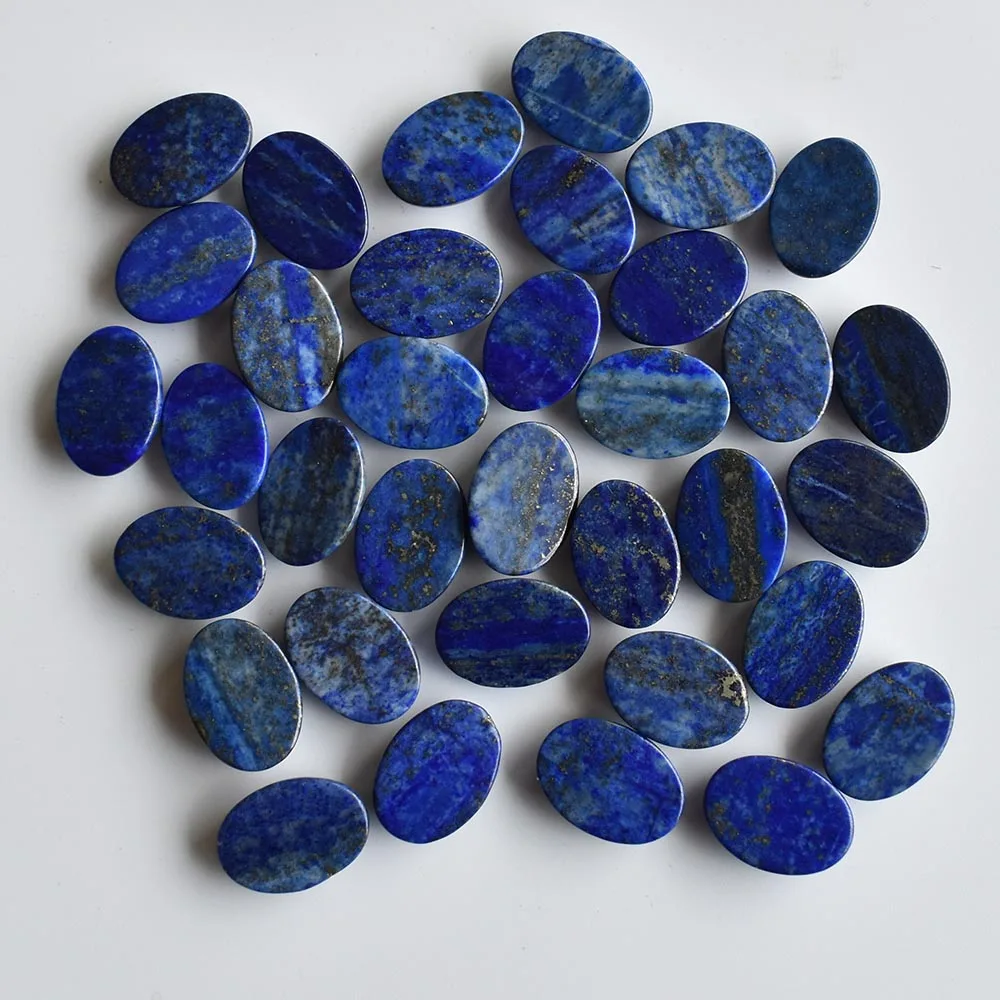 Mode Großhandel 50 Stück/Lot Ovaler Naturstein Gemischter Cabochon 13x18mm Schmuck- & Kleidungszubehör Kostenloser Versand – Detail 5