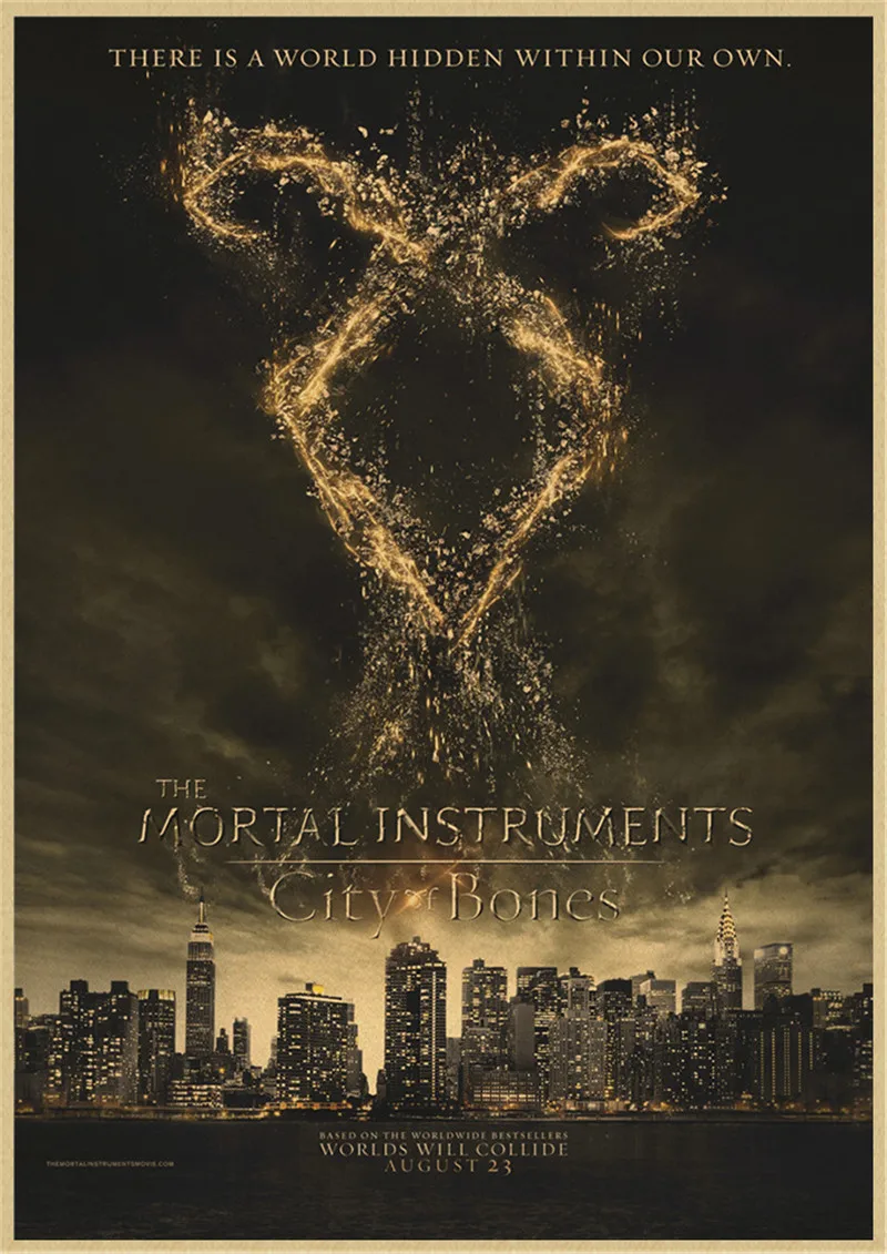 Shadowhunters The Mortal Instruments Kraft Paper Posters Art Painting Wall Pictures For Living Room Decoration Home Decor