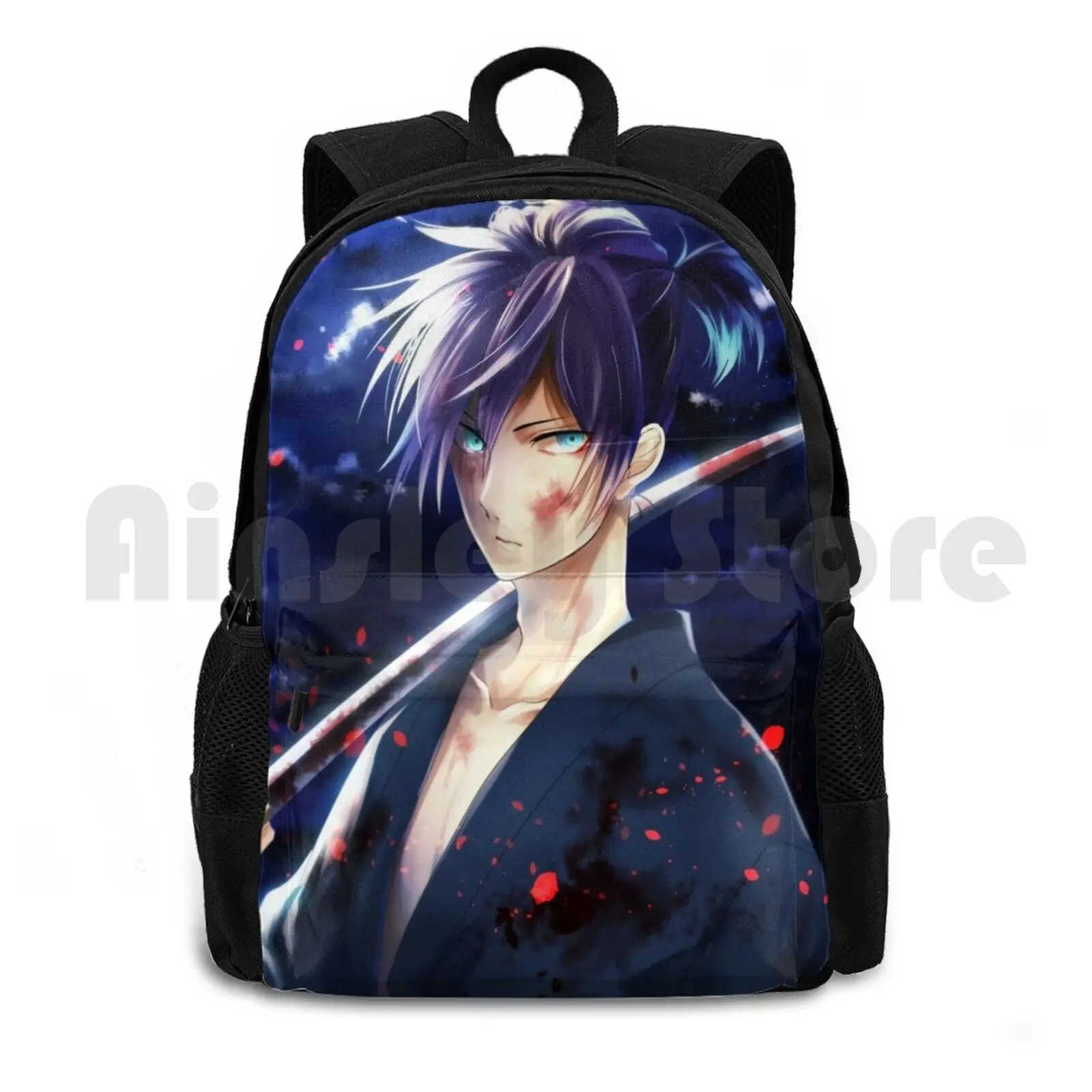 

Noragami Outdoor Hiking Backpack Riding Climbing Sports Bag Anime Noragami Yato Illustration Hiyori Wallpaper